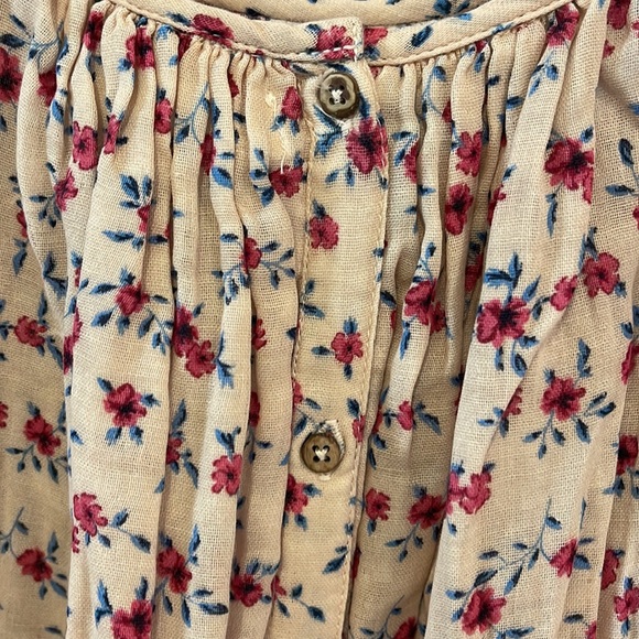 NWT Zara Girls Smocked Floral Blouse! - Picture 8 of 12